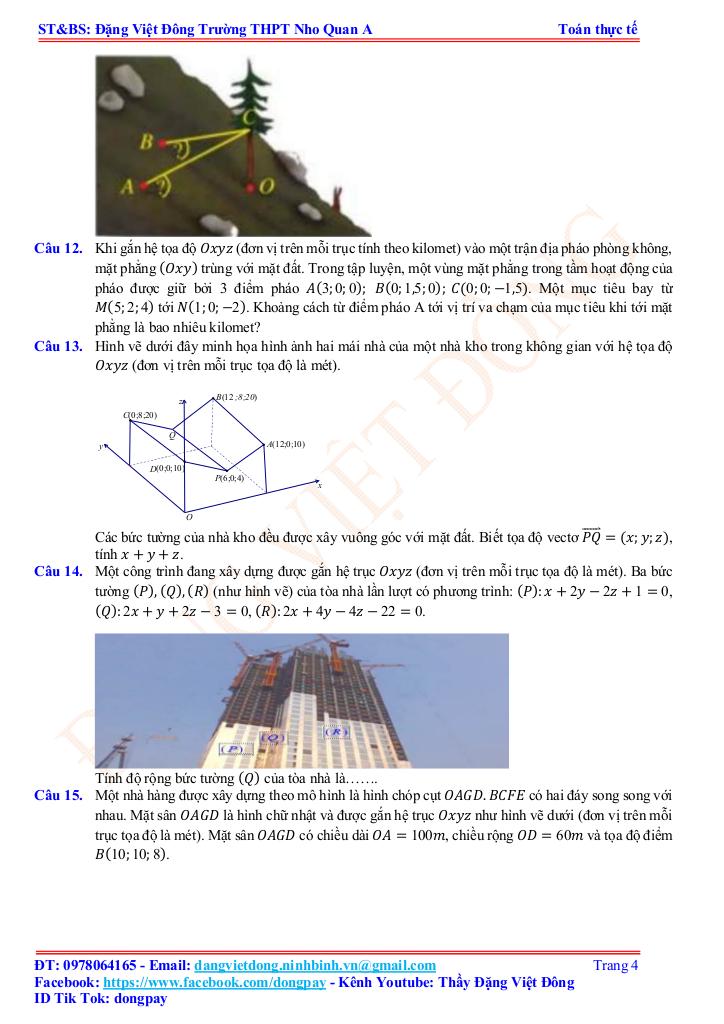 toán thực tế phương pháp tọa độ trong không gian – đặng việt đông 4
