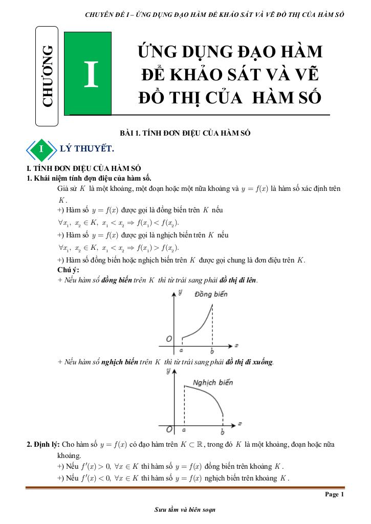 toán thực tế ứng dụng đạo hàm để khảo sát và vẽ đồ thị hàm số toán 12 0