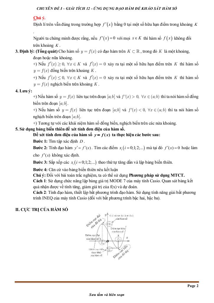 toán thực tế ứng dụng đạo hàm để khảo sát và vẽ đồ thị hàm số toán 12 1