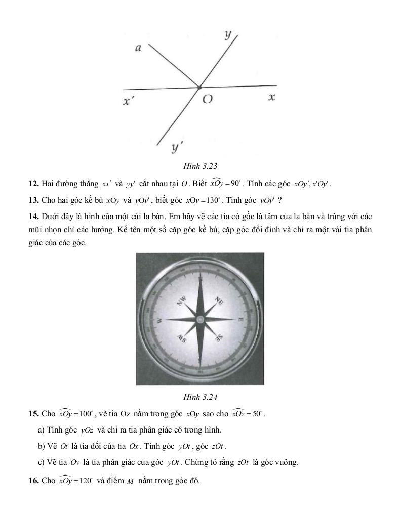 tóm tắt lý thuyết và các dạng bài tập góc và đường thẳng song song toán 7 8
