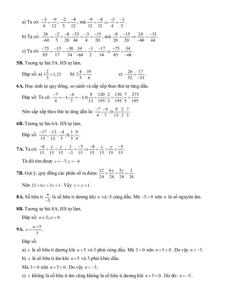 tóm tắt lý thuyết và các dạng bài tập số hữu tỉ toán 7 6