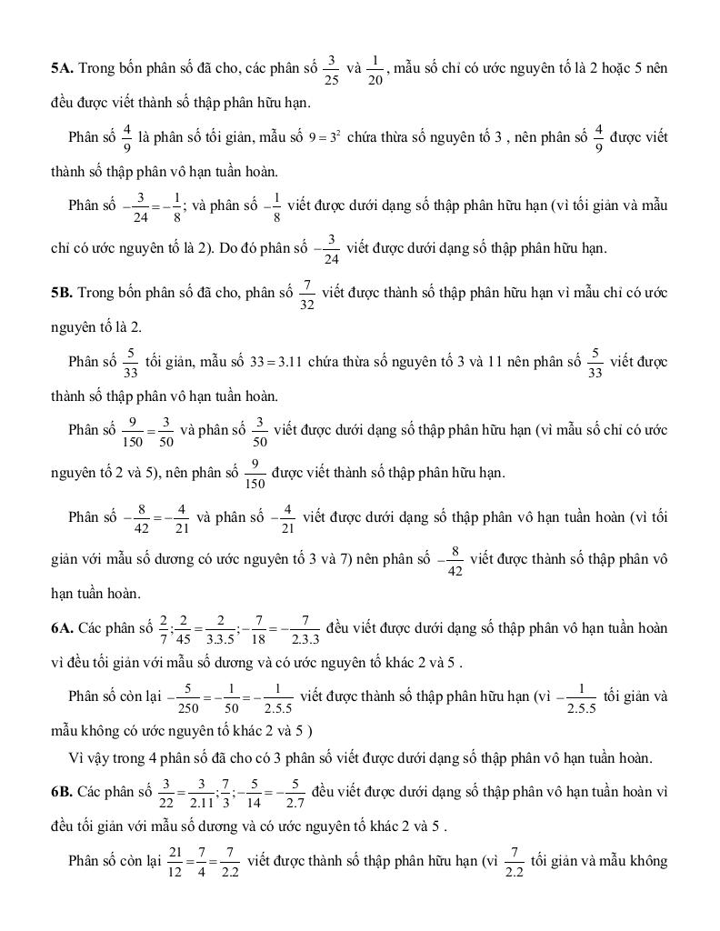tóm tắt lý thuyết và các dạng bài tập số thực toán 7 6