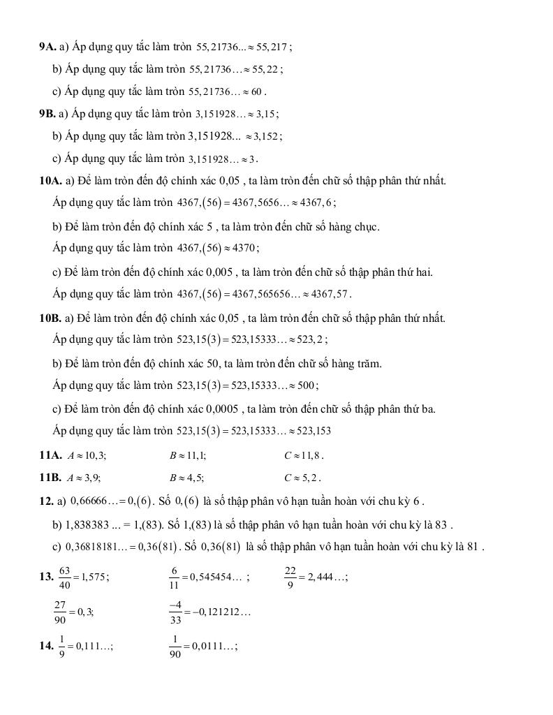 tóm tắt lý thuyết và các dạng bài tập số thực toán 7 8
