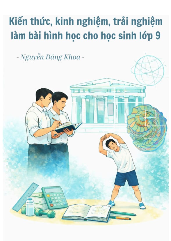 kiến thức, kinh nghiệm, trải nghiệm làm bài hình học (toán chuyên) cho học sinh lớp 9