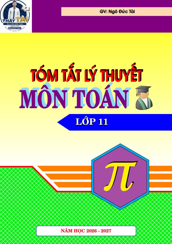 tóm tắt lý thuyết môn toán lớp 11 – ngô đức tài