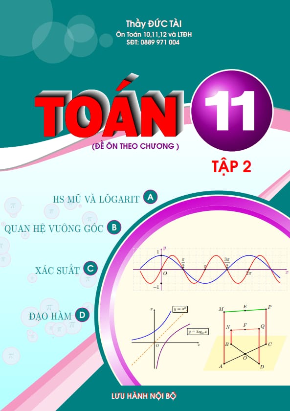 bộ đề ôn tập theo chương môn toán 11 học kì 2 – ngô đức tài