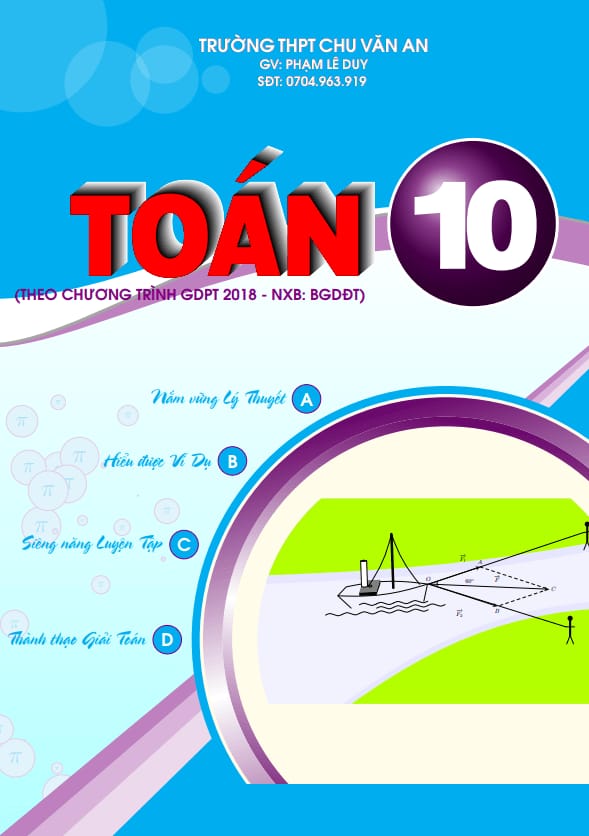 các dạng bài tập môn toán 10 sách knttvcs – phạm lê duy