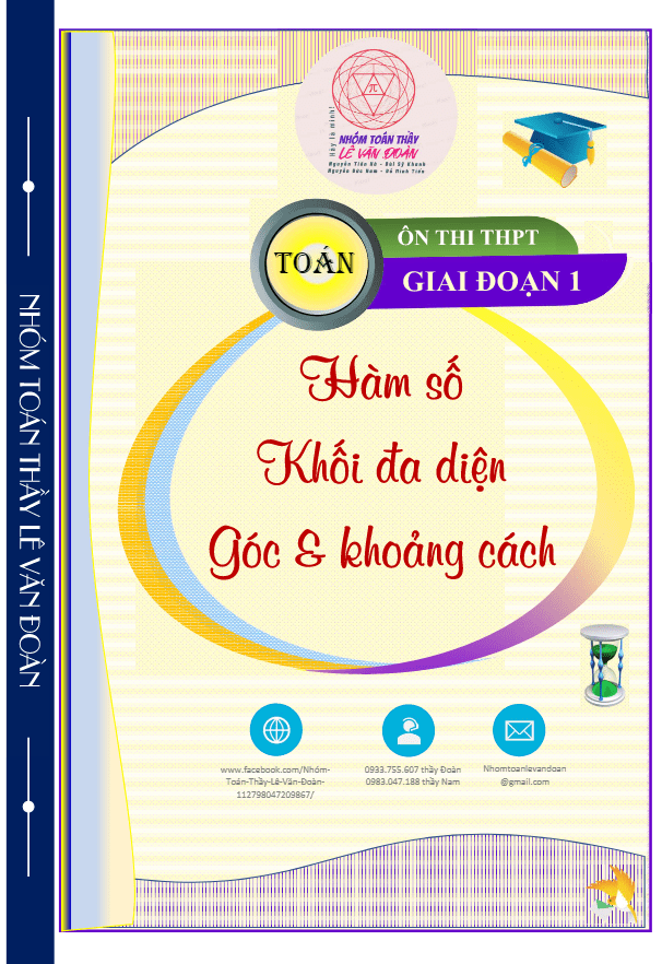 tài liệu ôn thi thpt môn toán giai đoạn 1 – lê văn đoàn