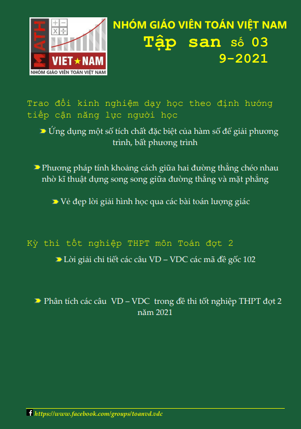 tập san toán học số 03