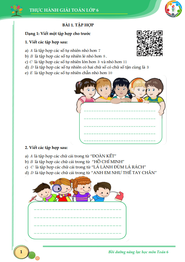 thực hành giải toán môn toán 6 kết nối tri thức với cuộc sống tập 1